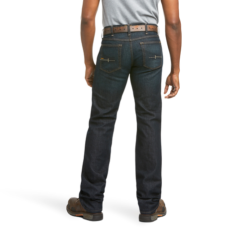 Picture of Ariat 10036686 REBAR M5 DURASTR BASIC DOUBLE FRONT STKBL STRAIGHT JEAN
