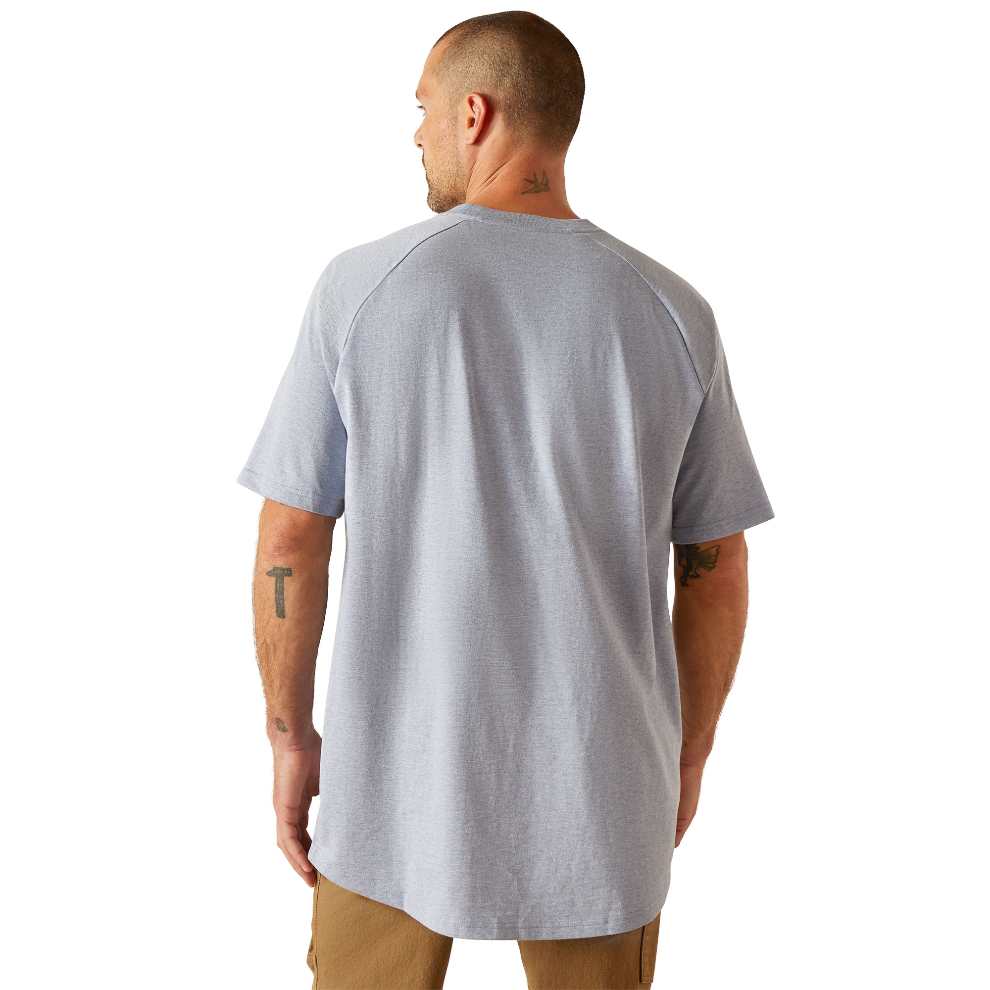 Picture of Ariat 10048889 REBAR COTTON STRONG SS T-SHRT