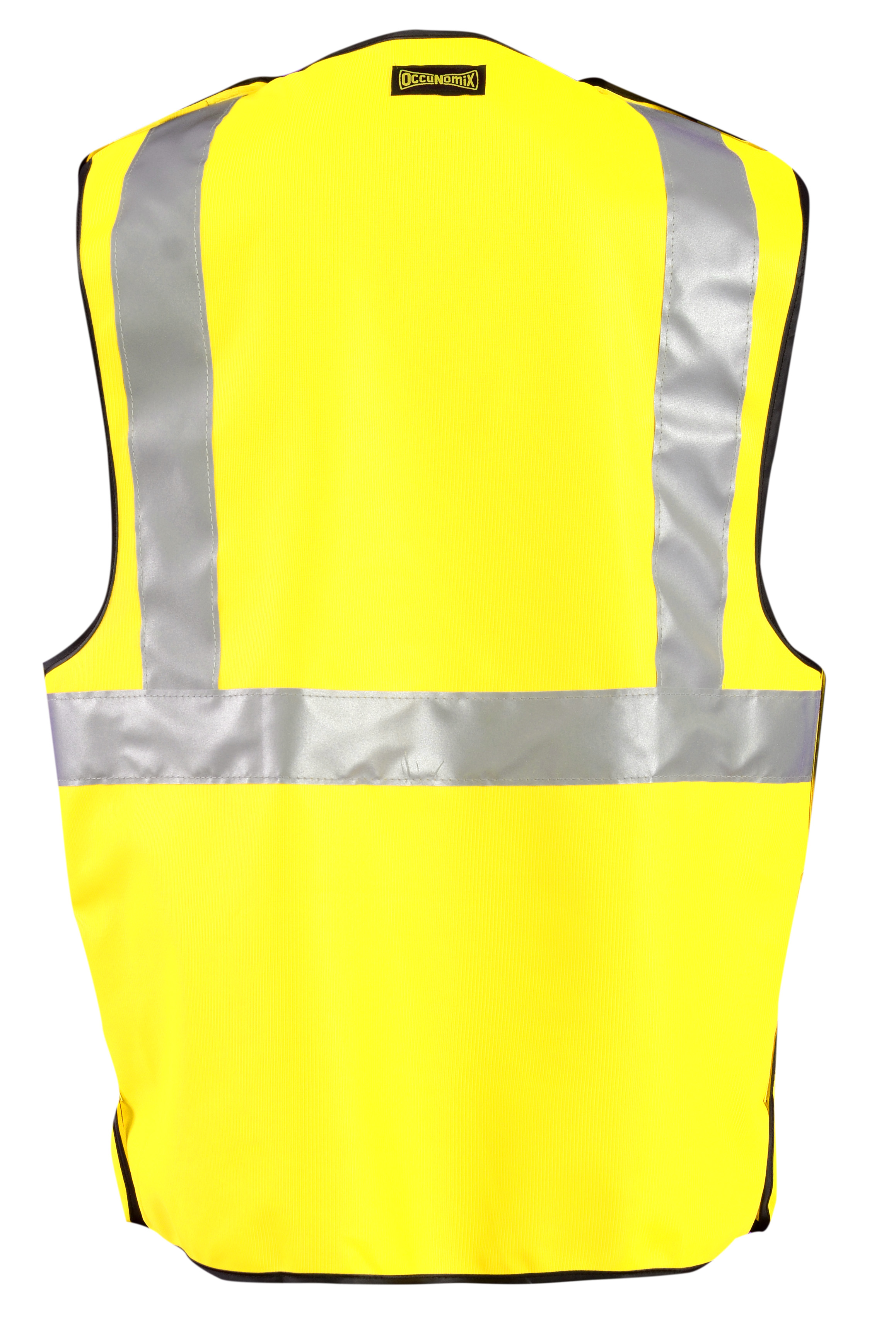 Picture of Occunomix FR-VM1312 FLAME RESISTANT DUAL CERTIFIED SINGLE STRIPE 5-PT BREAK-AWAY SOLID VEST *