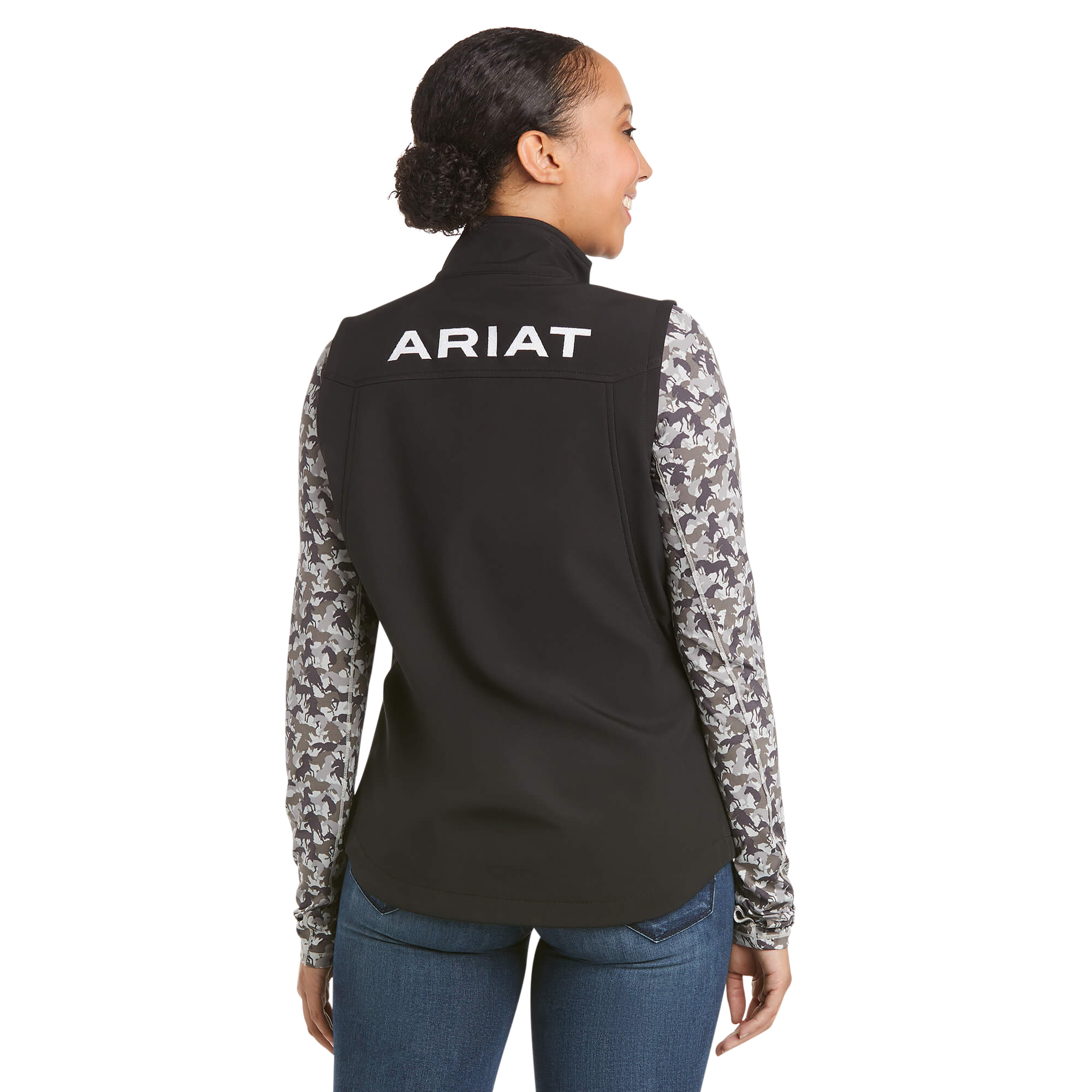 Picture of Ariat 10020762 NEW TEAM SOFTSHELL   VEST