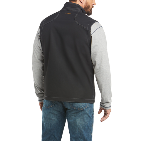 Picture of Ariat 10020780 REBAR STRETCH CANVAS SOFTSHELL VEST