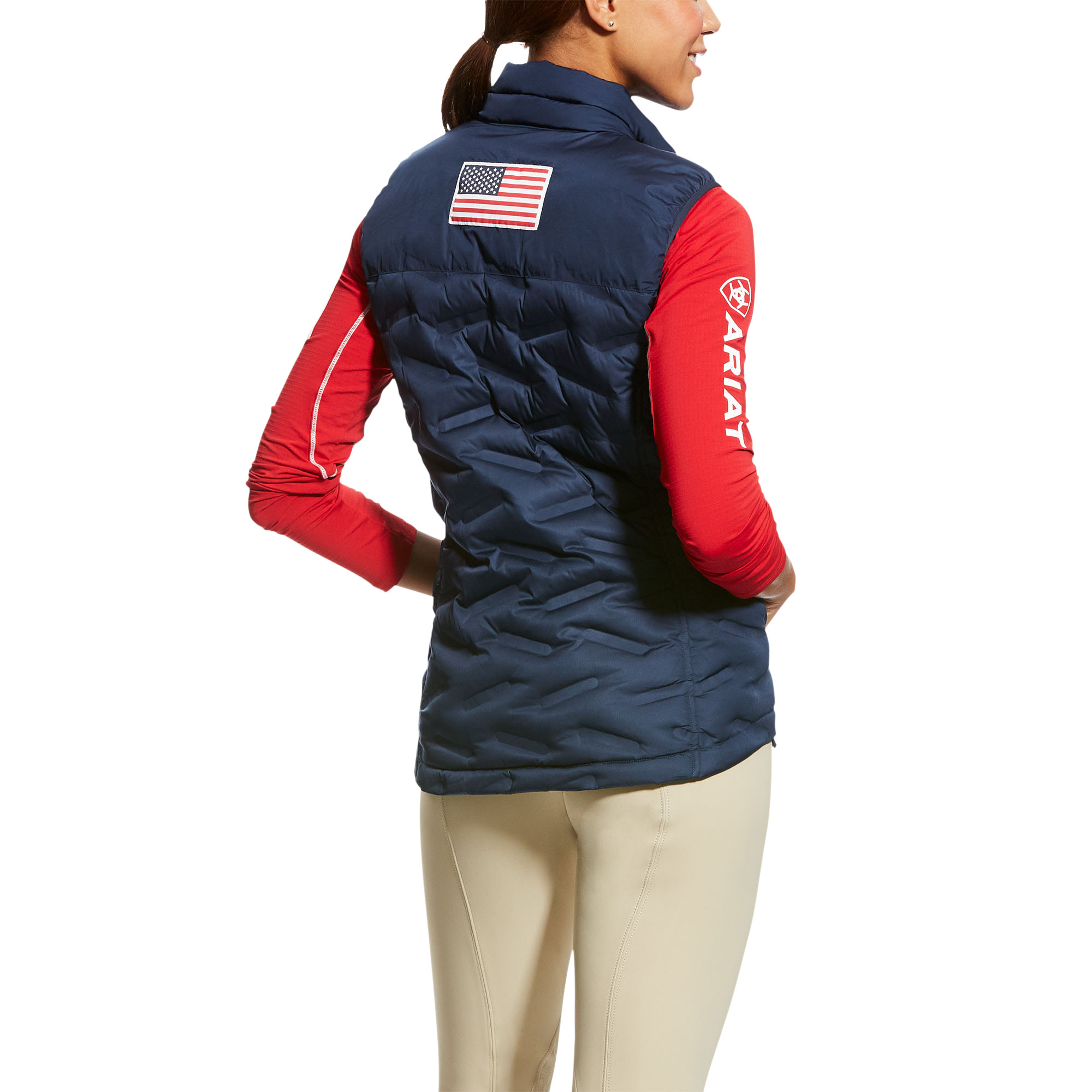 Picture of Ariat 10023566 USEF WELDED DOWN VEST