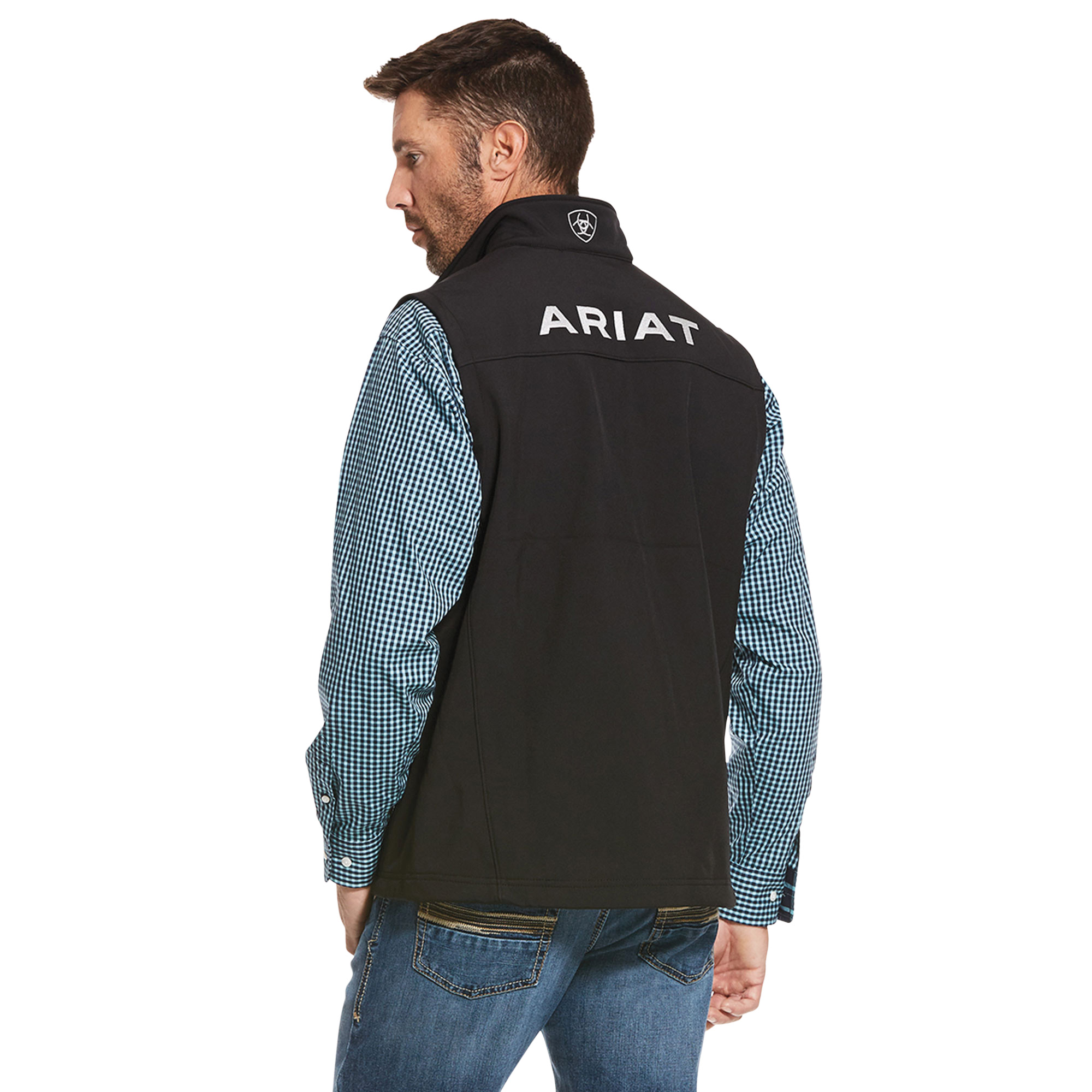 Picture of Ariat 10028321 LOGO 2.0 SOFTSHELL VEST