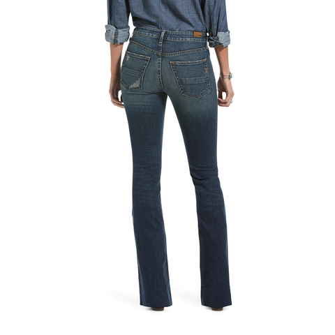 Picture of Ariat 10033323 PREMIUM HIGH RISE FLR JEAN BLUE LAKE