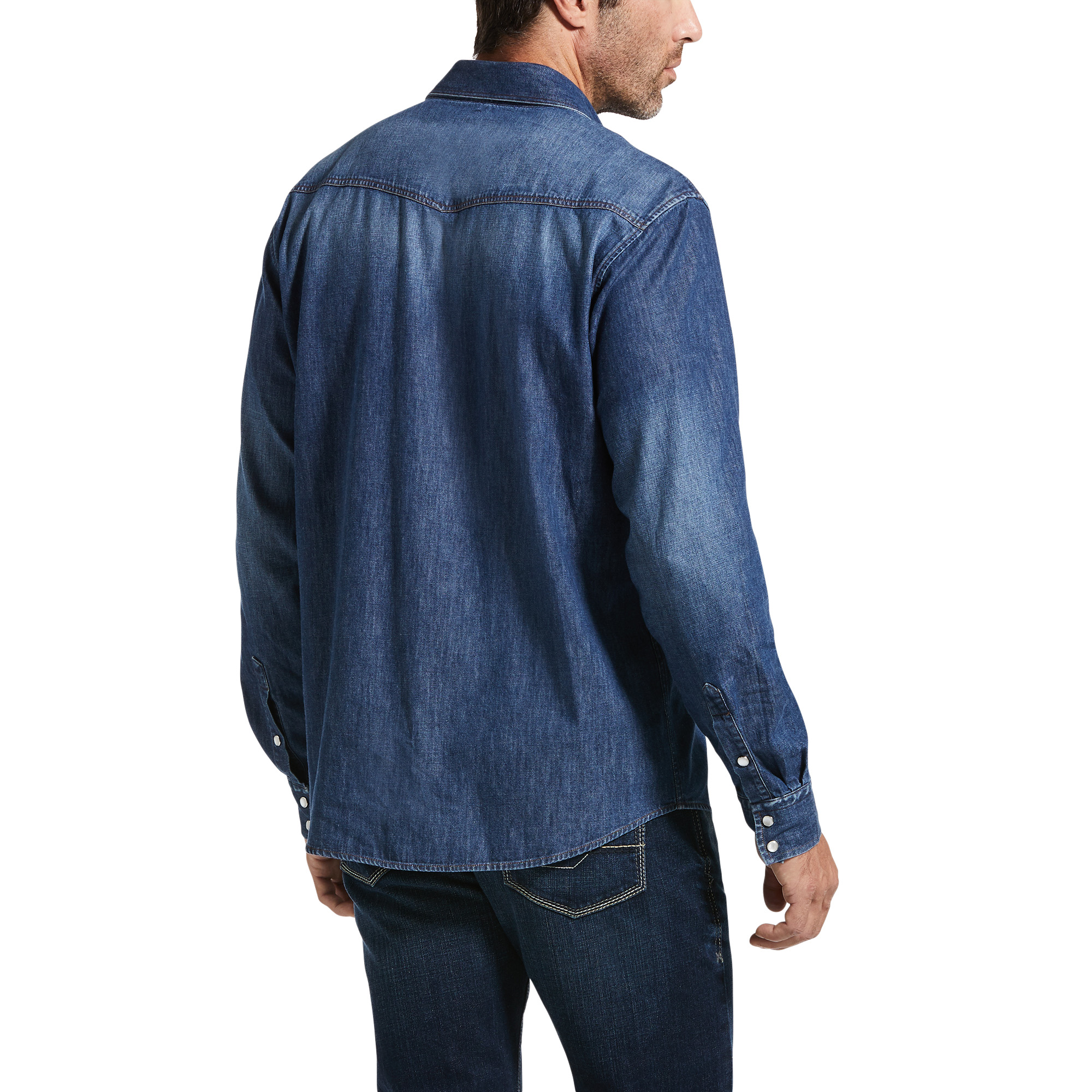 Picture of Ariat 10033464 DENIM CLSSC LS SHRT