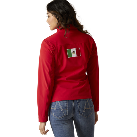 Picture of Ariat 10033526 CLASSIC TEAM MEXICO SOFTSHELL   JKT