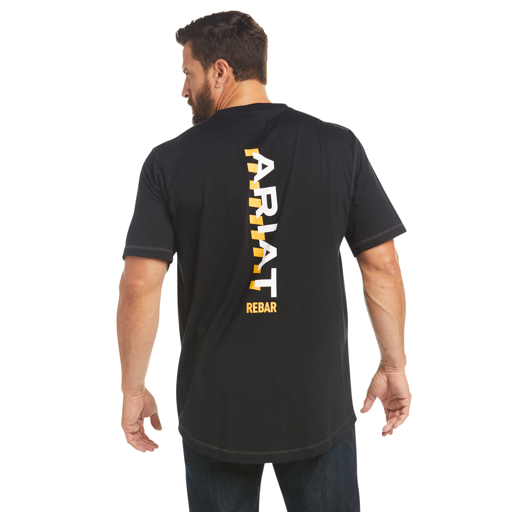 Picture of Ariat 10035402 REBAR WORKMAN LOGO SS T-SHRT