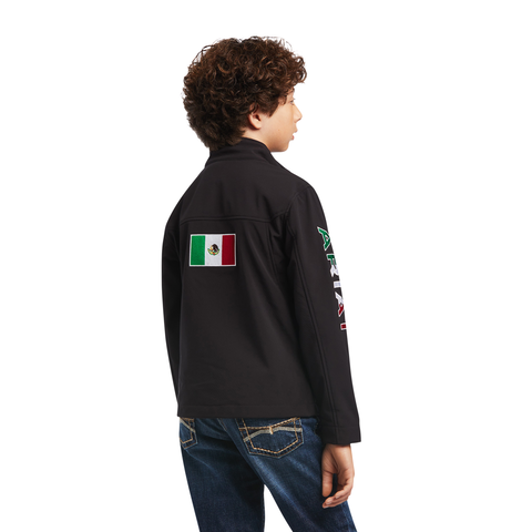 Picture of Ariat 10036550 NEW TEAM SOFTSHELL MEXICO JKT