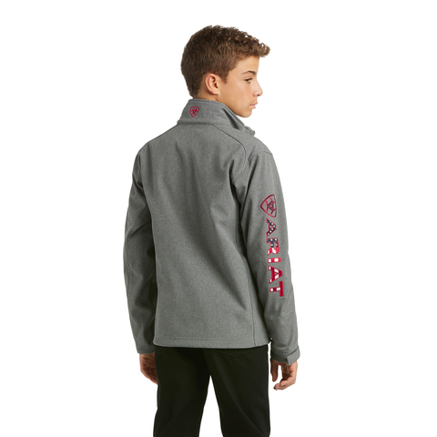 Picture of Ariat 10037366 LOGO 2.0 SOFTSHELL   JKT