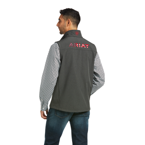 Picture of Ariat 10037380 LOGO 2.0 SOFTSHELL  VEST