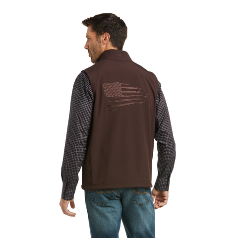 Picture of Ariat 10037560 LOGO 2.0 PATRIOT SOFTSHELL  VEST