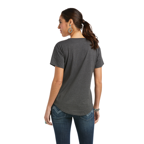 Picture of Ariat 10037939 ARIAT UNDERLINE SCRIPT SS T-SHRT