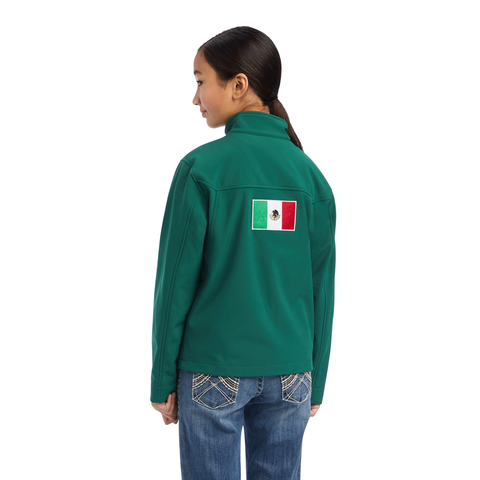 Picture of Ariat 10039202 NEW TEAM SOFTSHELL MEXICO  JKT