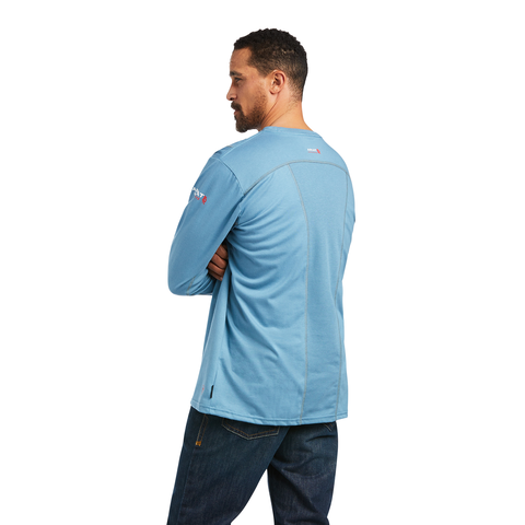 Picture of Ariat 10039398 FR AC CREW LS T-SHRT