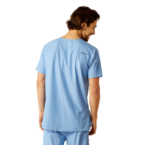 Picture of Ariat 10039681 WHITMAN TWO POCKET STR SS SCRUB TOP