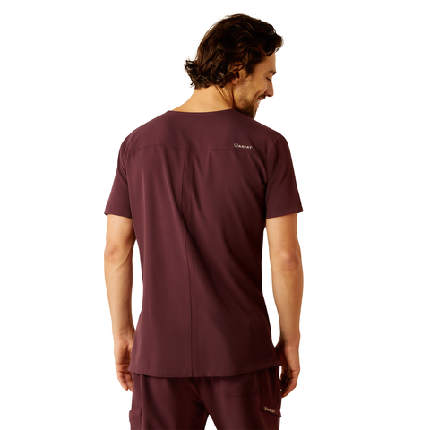 Picture of Ariat 10039682 WHITMAN TWO POCKET STR SS SCRUB TOP