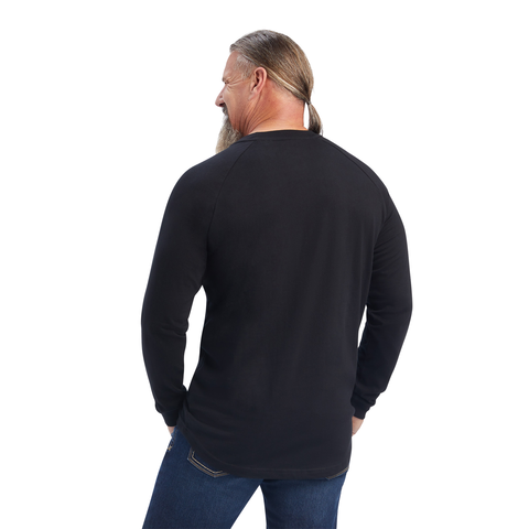 Picture of Ariat 10041458 REBAR COTTON STRONG LS T-SHRT