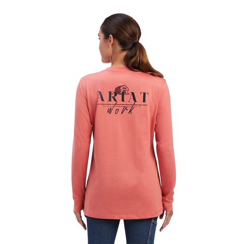 Picture of Ariat 10041461 REBAR WORKMAN BARN GRAPHIC LS T-SHRT