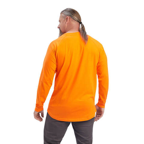 Picture of Ariat 10041490 REBAR COTTON STRONG LS T-SHRT