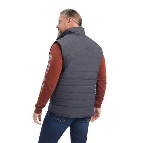 Picture of Ariat 10041592 REBAR VALIANT STRETCH CANVAS INS  VEST