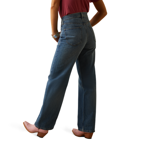 Picture of Ariat 10045189 ULTRA HR TOMBOY WIDE JEAN MOANA