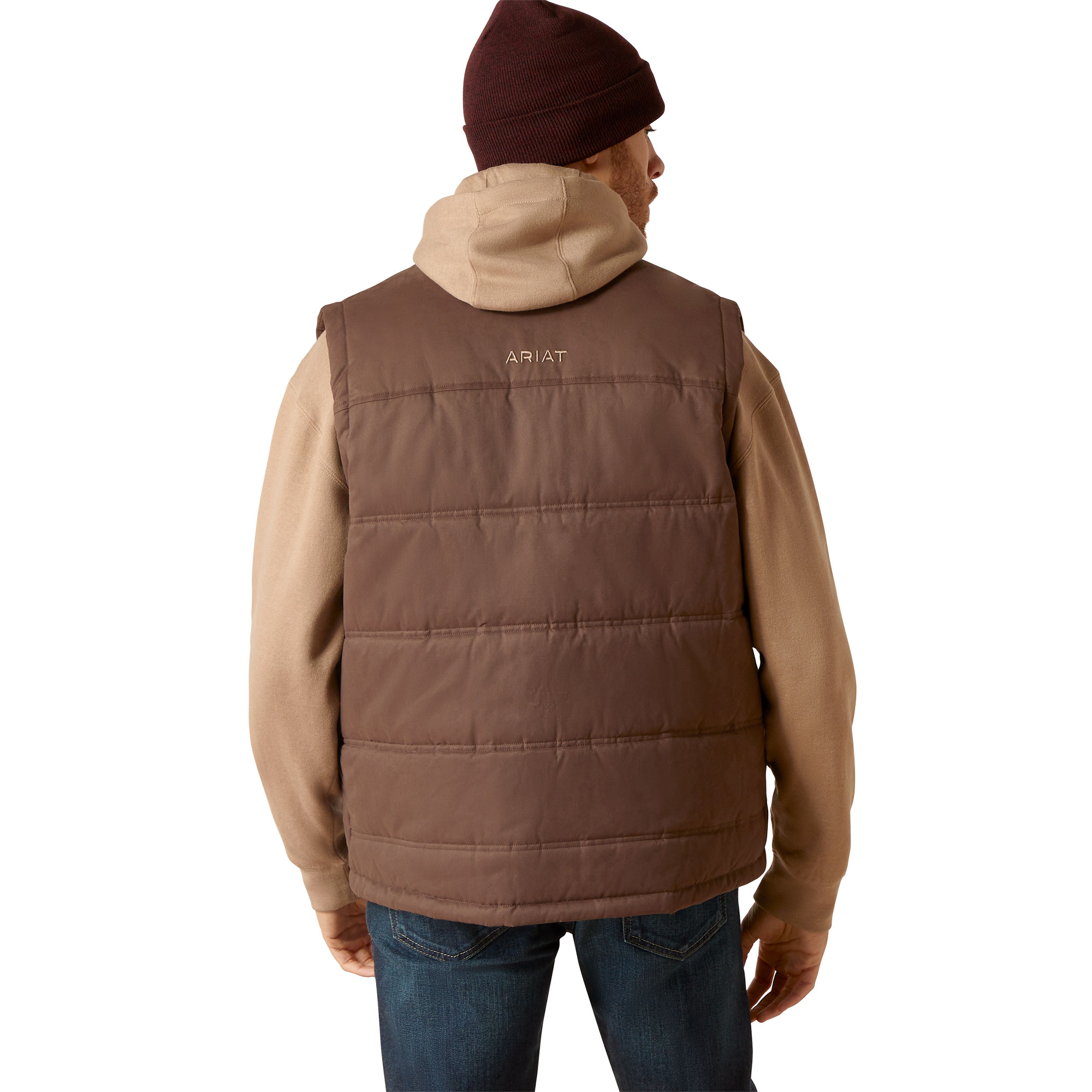 Picture of Ariat 10046387 GRIZZLY CANVAS VEST