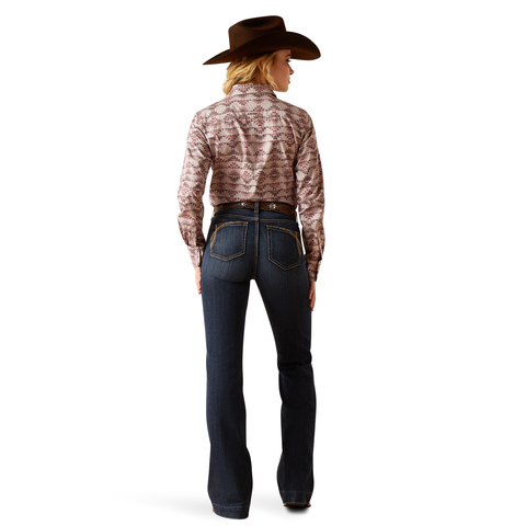 Picture of Ariat 10047324 HR NAZ SLIM TRSR JEAN FLORIDA