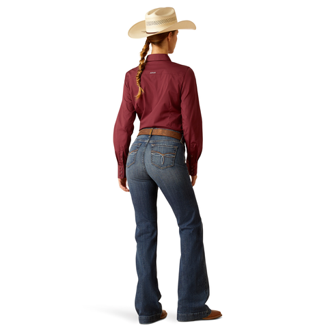 Picture of Ariat 10048275 HR JULIANA SLIM TRSR JEAN SIREN