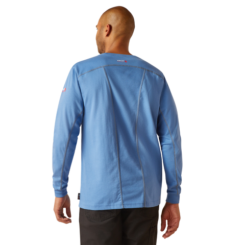 Picture of Ariat 10048825 FR AC CREW LS T-SHRT