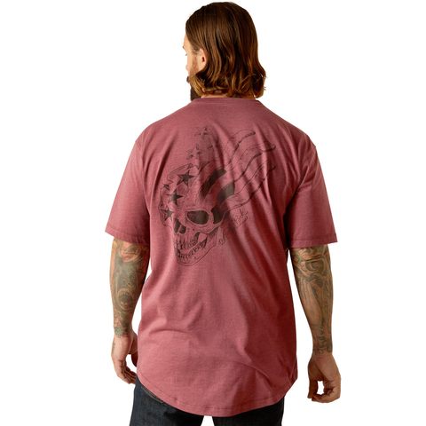 Picture of Ariat 10048943 REBAR WORKMAN AMERICAN SCREAM SS TSHRT