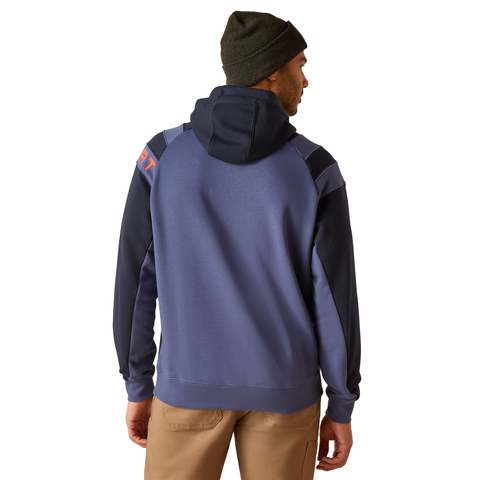 Picture of Ariat 10048945 REBAR WORKMAN COLORBLOCK LOGO HOOD