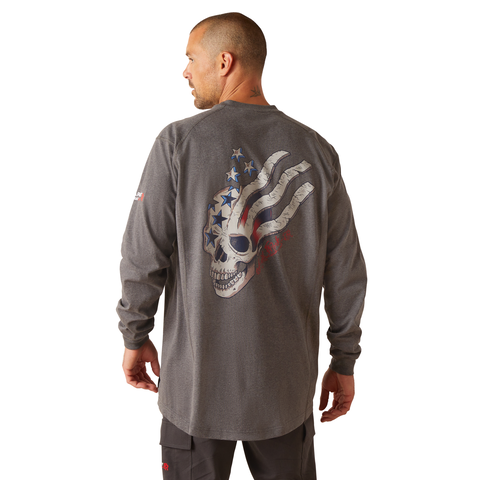 Picture of Ariat 10048961 FR AIR AMERICAN SCREAM LS TSHRT