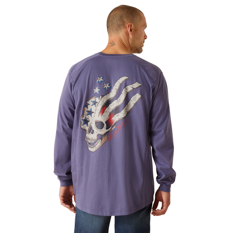 Picture of Ariat 10048962 FR AIR AMERICAN SCREAM LS TSHRT