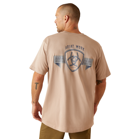 Picture of Ariat 10048980 REBAR COTTON STRONG STACKING DIMES SS TSHRT