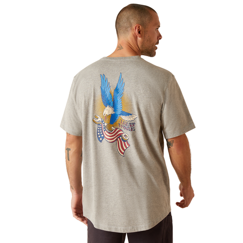 Picture of Ariat 10048987 REBAR WORKMAN VICTORY EAGLE SS TSHRT