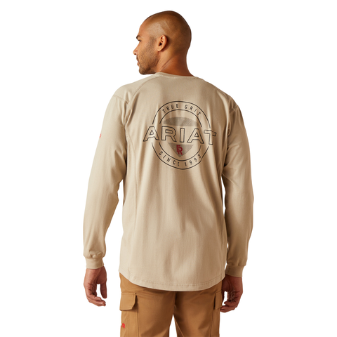 Picture of Ariat 10049074 FR AIR TRUE GRIT LS TSHRT