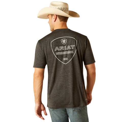 Picture of Ariat 10051356 CHARGER CRESTLINE SS TSHRT