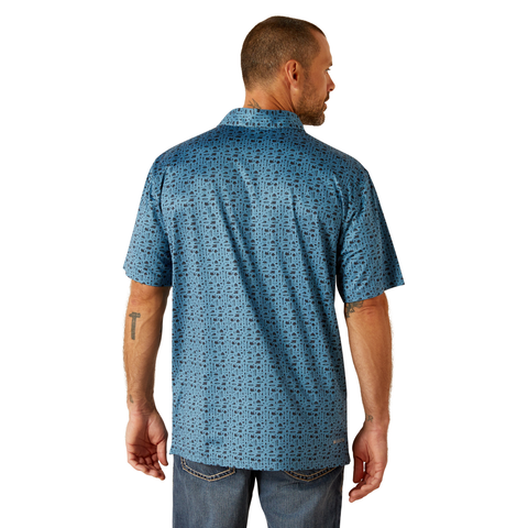 Picture of Ariat 10051371 CHARGER 2.0 PRINTED SS POLO