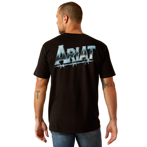 Picture of Ariat 10051788 ARIAT CHROME WIRE SS TSHRT