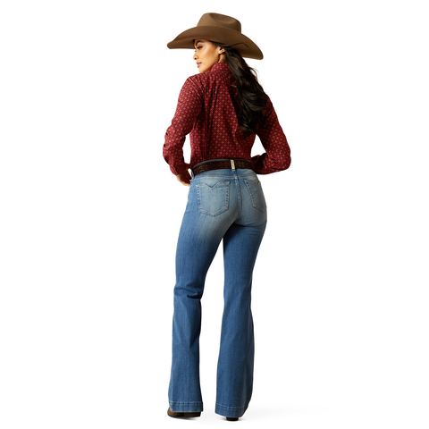 Picture of Ariat 10051835 HR CLAIR SLIM TRSR JEAN ANAHEIM