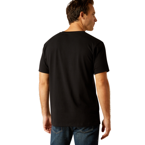 Picture of Ariat 10052011 B&W LOGO SS TSHRT