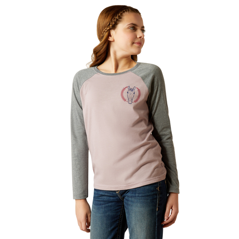 Picture of Ariat 10052027 HEART STAR LS TSHRT