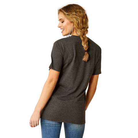 Picture of Ariat 10052028 ARIAT BARREL BEAUTY SS TSHRT