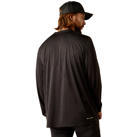 Picture of Ariat 10052085 CHARGER LOGO LS T-SHRT