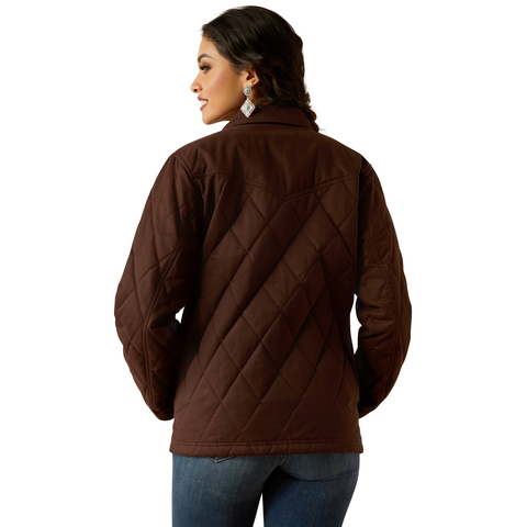 Picture of Ariat 10052401 GRIZZLY QUILTED BARN JKT