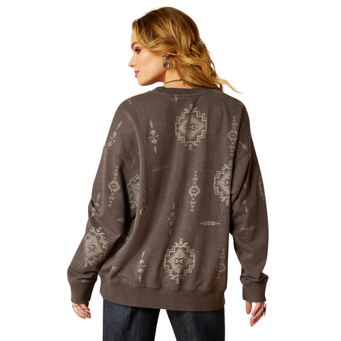 Picture of Ariat 10052414 OUTLAW OVERSIZED SWTSHRT