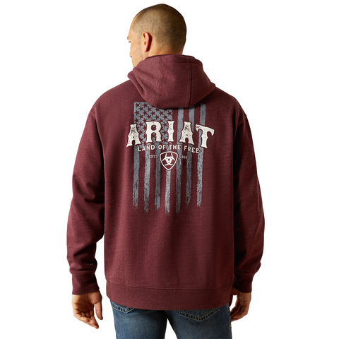 Picture of Ariat 10052462 WESTERN VERTICAL FLAG HOOD