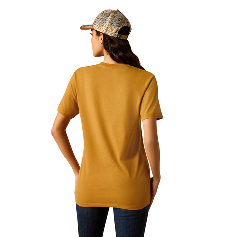 Picture of Ariat 10052549 ARIAT LONGHORN BRAND SS TSHRT