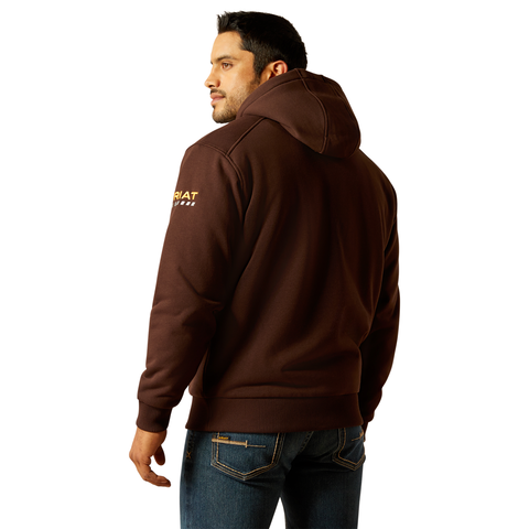 Picture of Ariat 10053061 REBAR ALL-WEATHER SHERPA-LINED FUL ZP HOOD