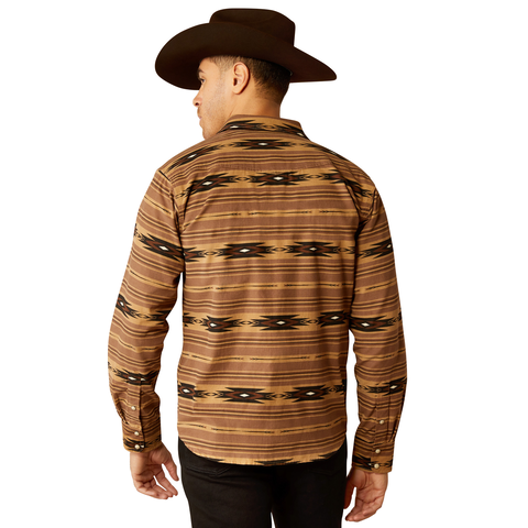 Picture of Ariat 10053874 HOBART RETRO SNP LS SHRT